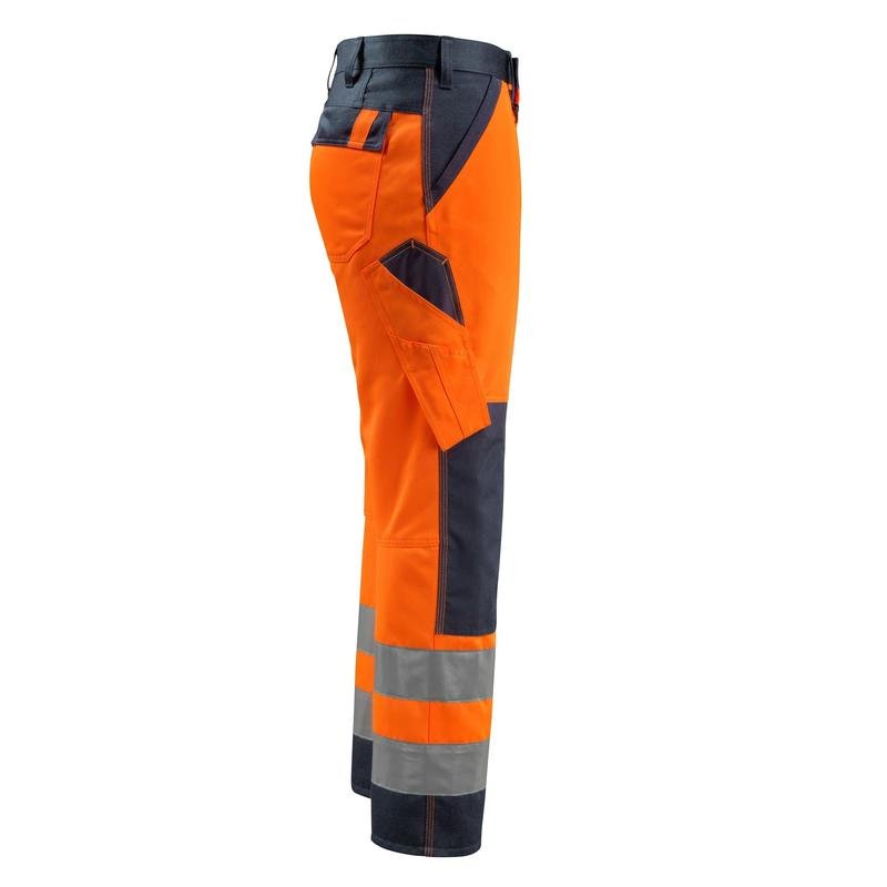 Pantalones MASCOT® Maitland, naranja de alta visibilidad/negro-azul