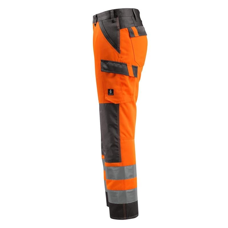 Pantalones MASCOT® Maitland, naranja de alta visibilidad/antracita oscuro