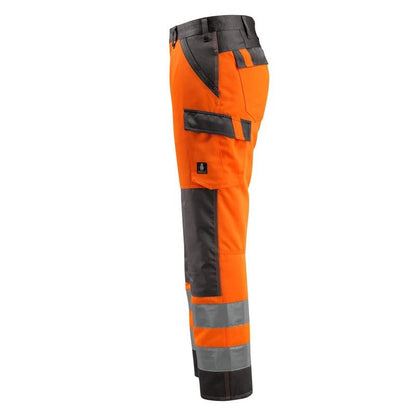 Pantalones MASCOT® Maitland, naranja de alta visibilidad/antracita oscuro