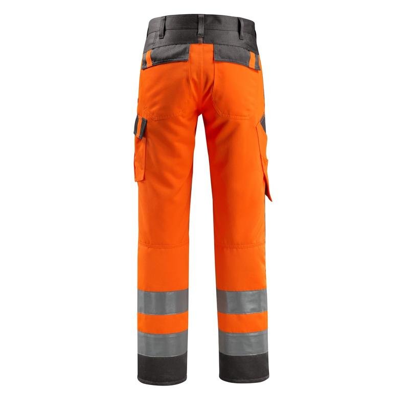 Pantalones MASCOT® Maitland, naranja de alta visibilidad/antracita oscuro