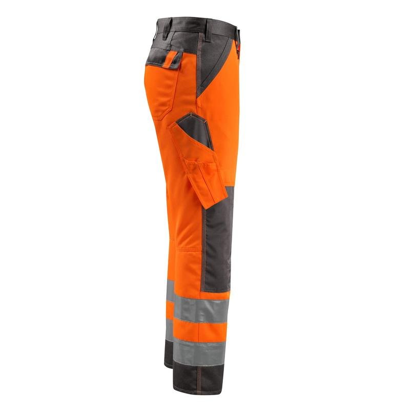 Pantalones MASCOT® Maitland, naranja de alta visibilidad/antracita oscuro