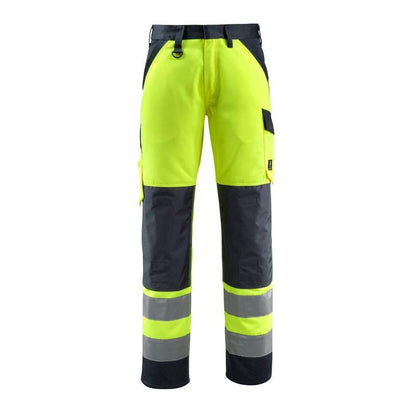 Pantalones MASCOT® Maitland, amarillo de alta visibilidad/negro-azul