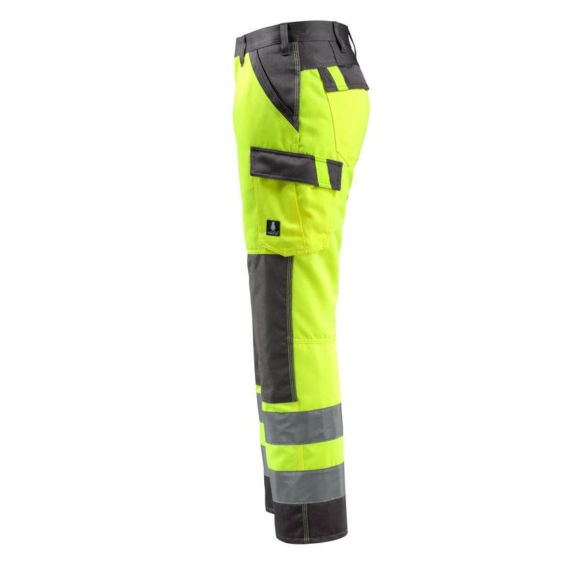 Pantalones MASCOT® Maitland, amarillo de alta visibilidad/antracita oscuro