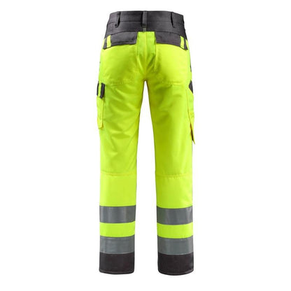 Pantalones MASCOT® Maitland, amarillo de alta visibilidad/antracita oscuro