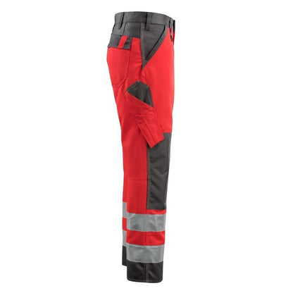 MASCOT® Maitland trousers, hi-vis red/dark anthracite
