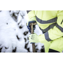 NITRAS WINTER BLOCKER, winter gloves, neon yellow / blue