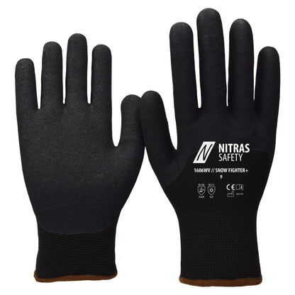 NITRAS SNOW FIGHTER+, guantes de invierno, negro