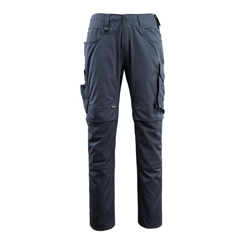 Pantalón MASCOT® Lemberg talla 76C46, negro-azul | Paquete (1 pieza)