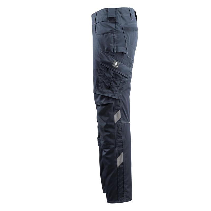 Pantalón MASCOT® Lemberg talla 76C46, negro-azul | Paquete (1 pieza)