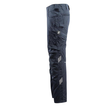 Pantalón MASCOT® Lemberg talla 76C46, negro-azul | Paquete (1 pieza)