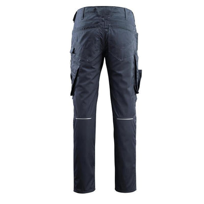 Pantalón MASCOT® Lemberg talla 76C46, negro-azul | Paquete (1 pieza)