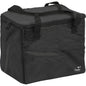 A thermal bag 1 black nylon 275x200x240 by Duni GmbH with two carrying handles, a zipper on the top, and a white Duni logo in the lower front corner. Package (1 piece).