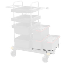 VERMOP holder for boks 10 L (sett) L plate, 49 x 42 x 13 cm