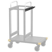 VERMOP trekk med kroklist og 3 håndtaksholdere, antrasitt