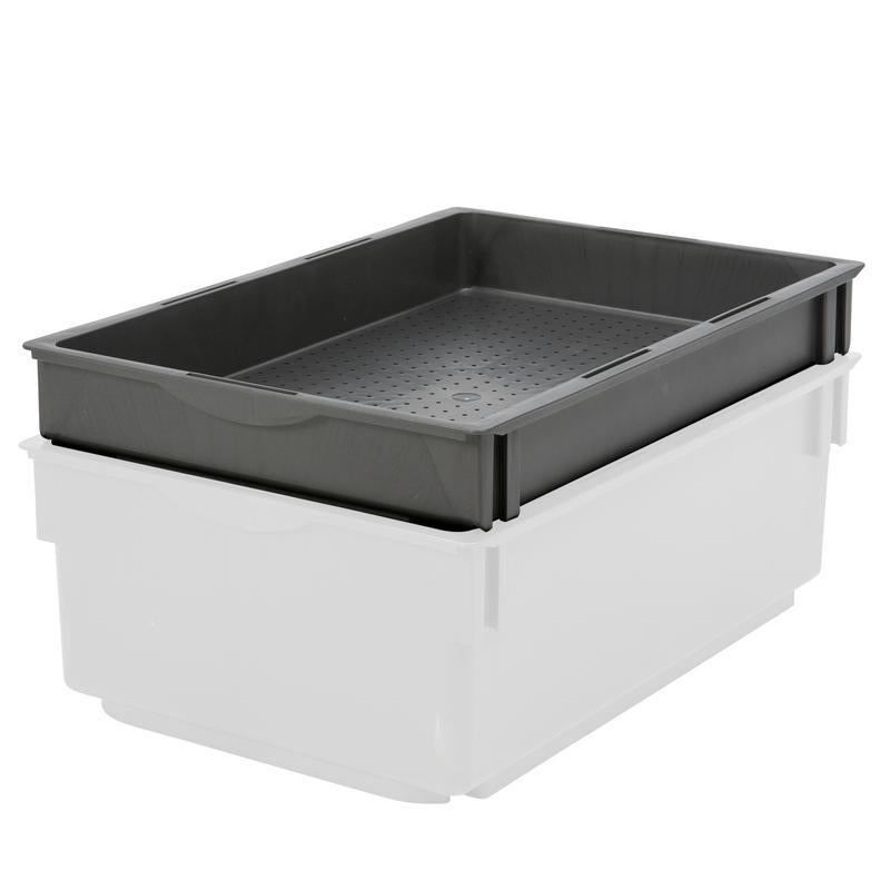 VERMOP Caja humectante 5 L antracita, 51 x 35 x 7 cm