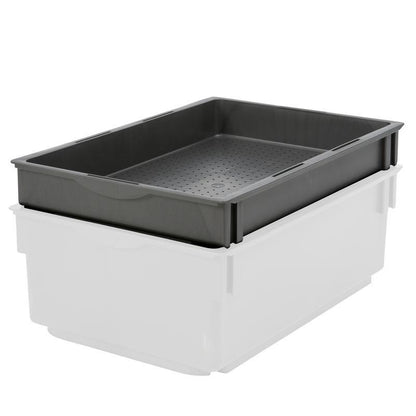 VERMOP Caja humectante 5 L antracita, 51 x 35 x 7 cm