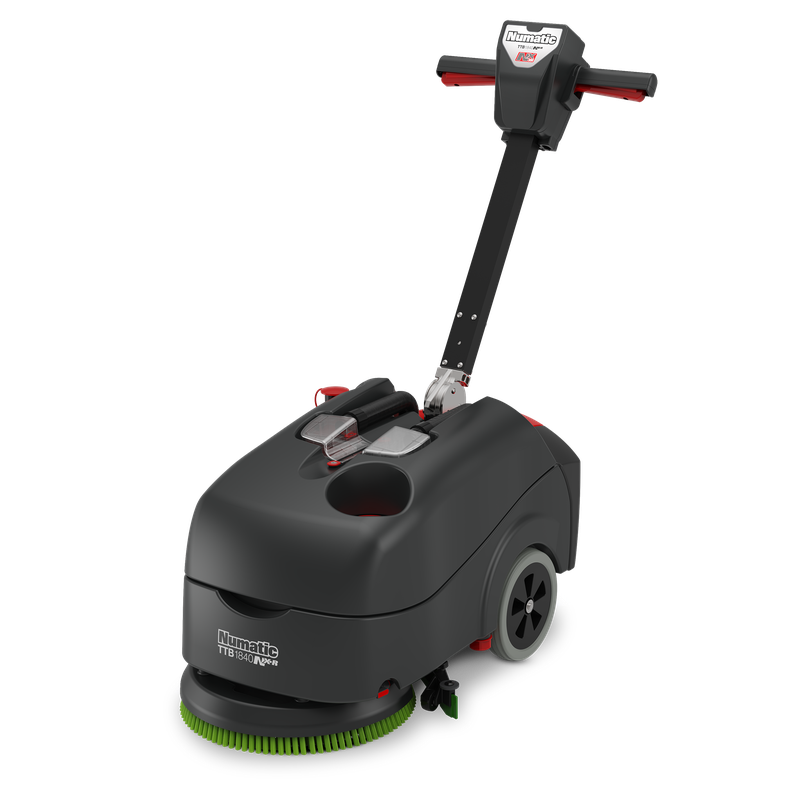 Numatic battery scrubber dryer TTB1840NX-R with TenTec scrubbing brush red | Pack (1 piece)