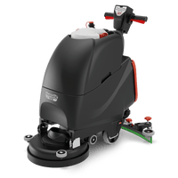 Fregadora-secadora de batería Numatic TTB3045NX-R/2 incl. Cepillo TenTec rojo y cargador | Paquete (1 pieza)