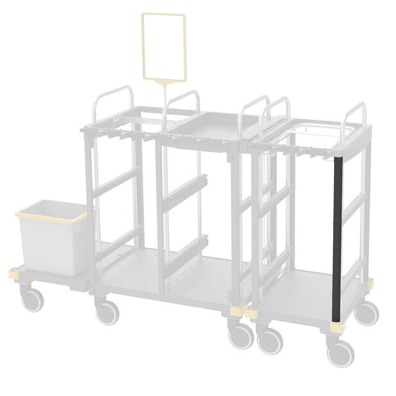 VERMOP corner profile strip, anthracite 735mm, 74 x 4 x 2 cm