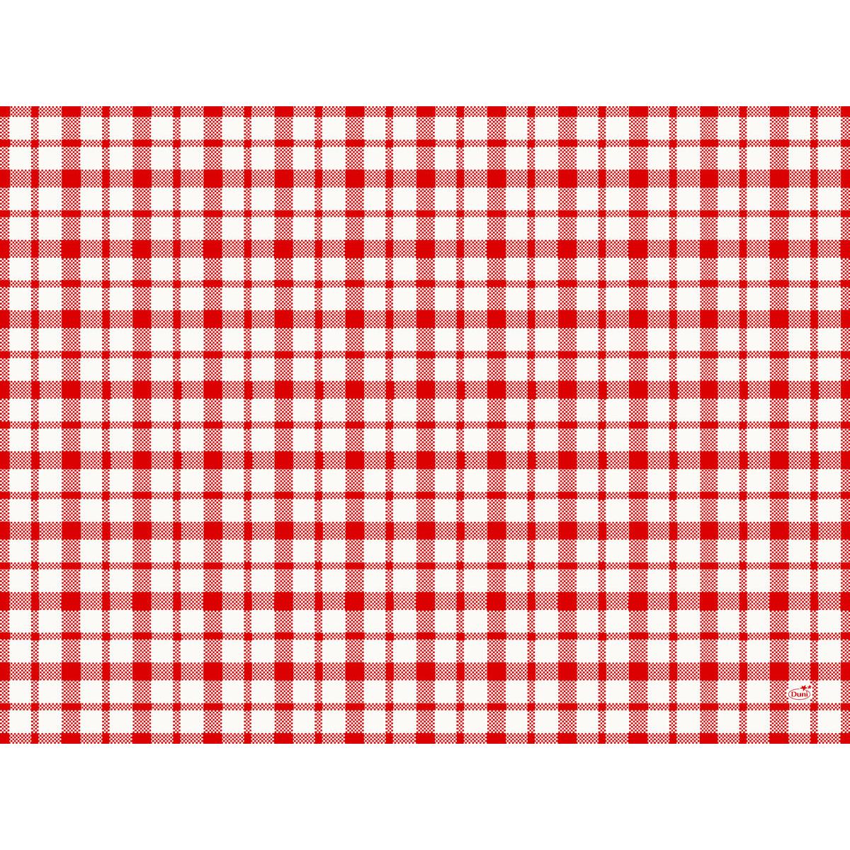 The paper placemats 30x40 cm Giovanni by Duni GmbH in red and white checkered gingham design are ideal for stylish table decoration at parties and events. Pack of 250 pieces - perfect for catering!
