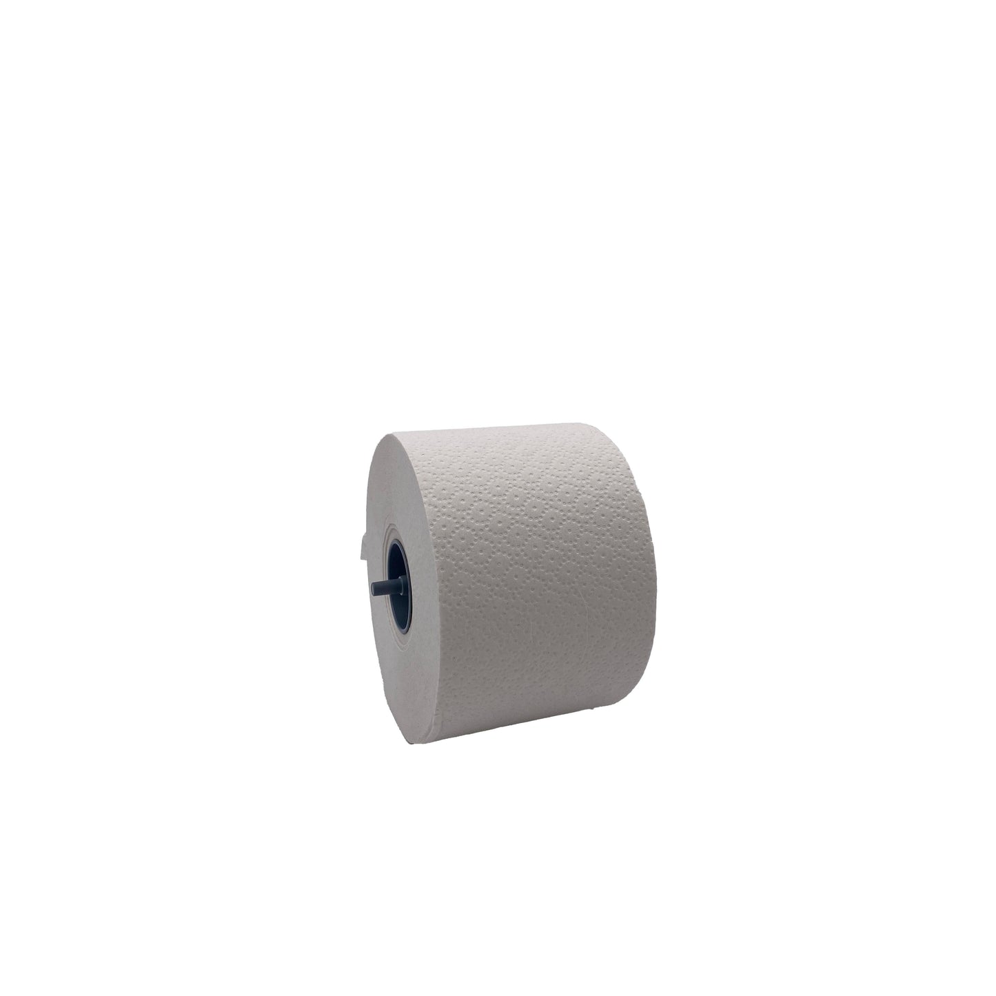 A large roll of CWS toilet paper recycling white (25 g/m²) with a black core, pictured on a white background. Delivered in an environmentally friendly cardboard packaging, each pack contains 36 rolls of CWS recycled toilet paper.