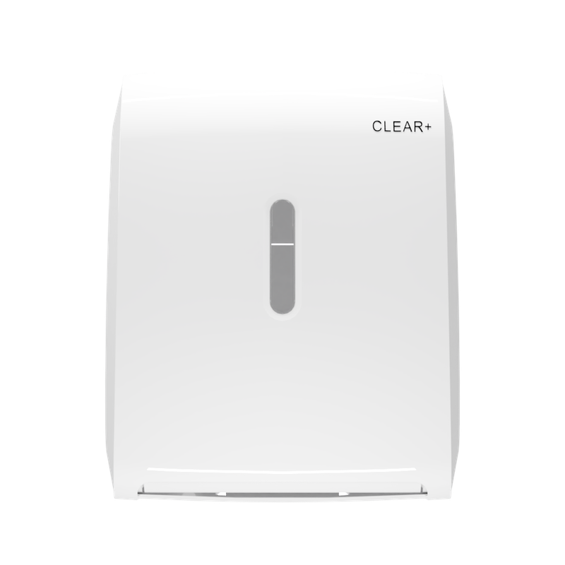 Clear+ Handtuchrollen-Spender weiß