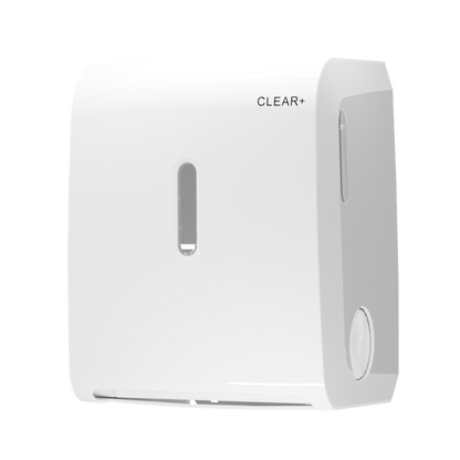 Clear+ Handtuchrollen-Spender weiß