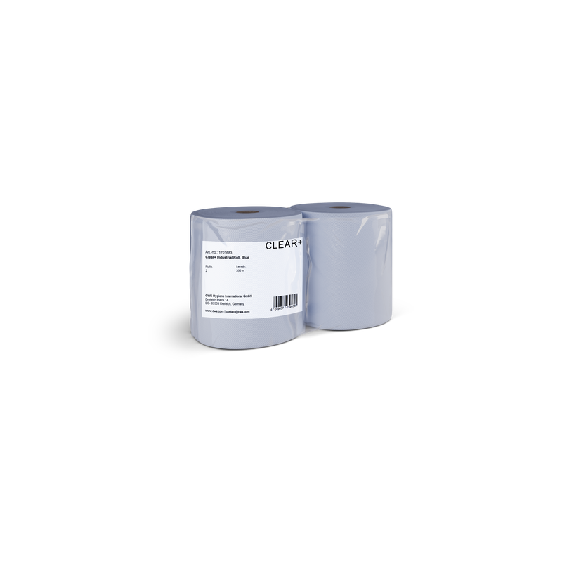 Clear+ Industrierolle blau