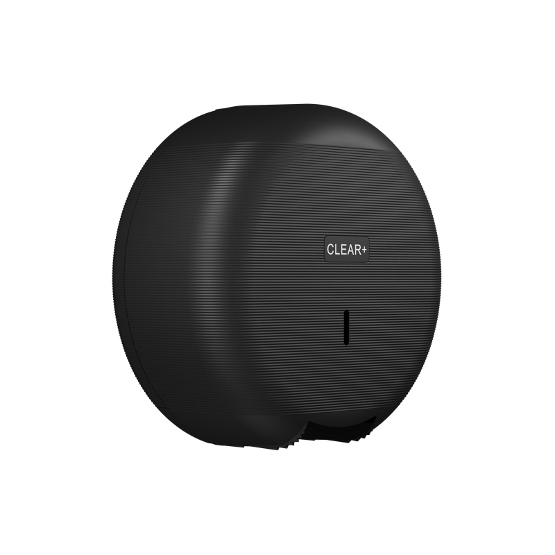 CLEAR+ EcoBlack Mini Jumbo Toilettenpapierspender