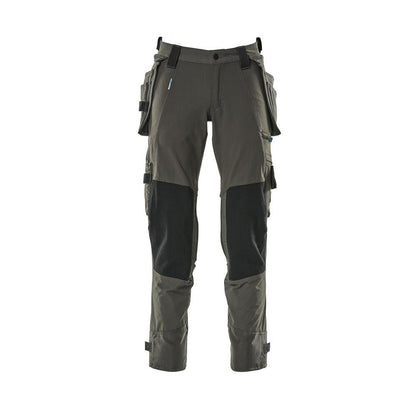 Pantalón con bolsillos colgantes, pantalón elástico, antracita oscuro