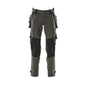 Pantalón con bolsillos colgantes, pantalón elástico, antracita oscuro