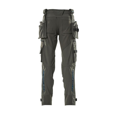 Pantalón con bolsillos colgantes, pantalón elástico, antracita oscuro