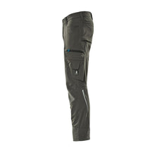 Pantalón con bolsillos en las rodillas, tejido elástico, pantalón claro, antracita oscuro