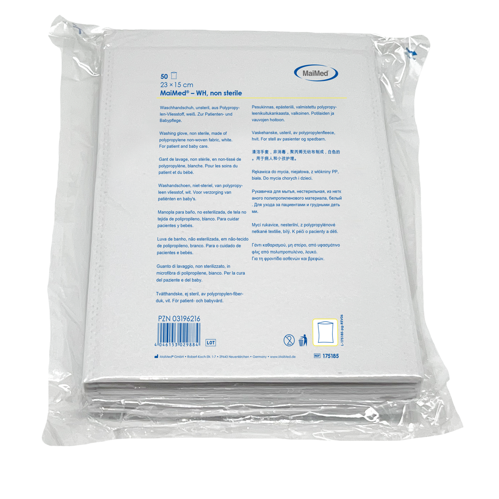 Guante de lavado MaiMed, no esterilizado, de forro polar