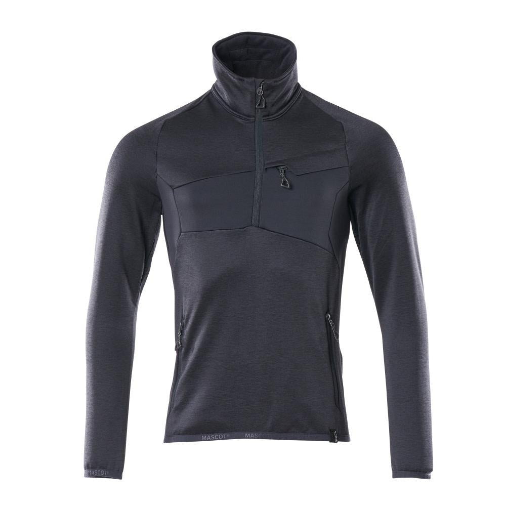 Jersey polar con chaqueta micropolar con cremallera corta