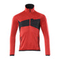 Jersey polar con chaqueta micropolar con cremallera corta