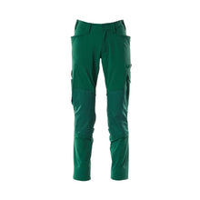 Pants, knee pockets, ULTIMATE STRETCH pants, green