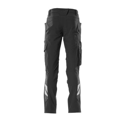 Pants, knee pockets, ULTIMATE STRETCH pants, black
