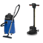 Numatic single disc machine HFM1515R / ESM set 5B with water vacuum cleaner WV800-2 and PadLoc Trei | Pack (1 piece)