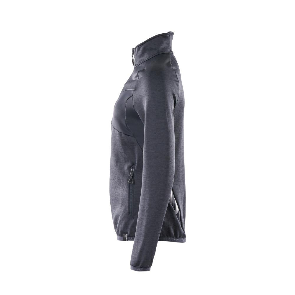 Fleece pullover with zip, women's microfleece jacket