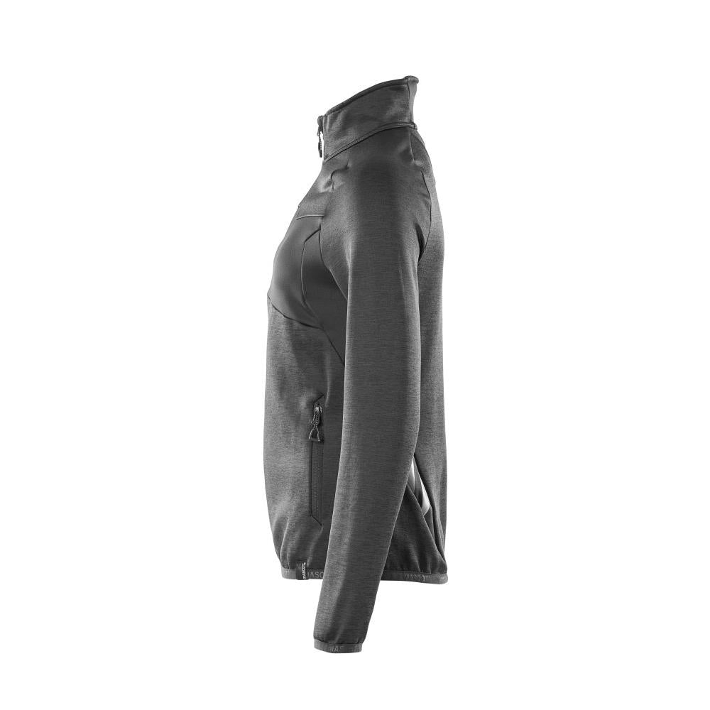 Fleece pullover with zip, women's microfleece jacket
