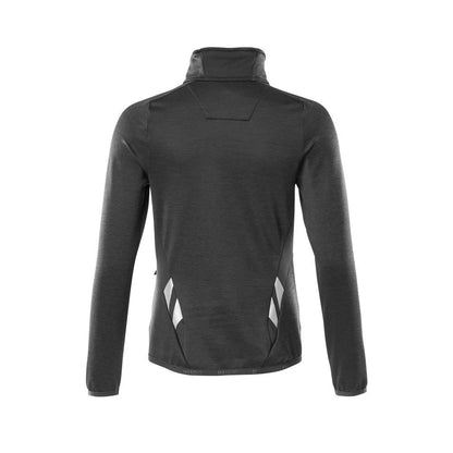 Fleece pullover with zip, women's microfleece jacket