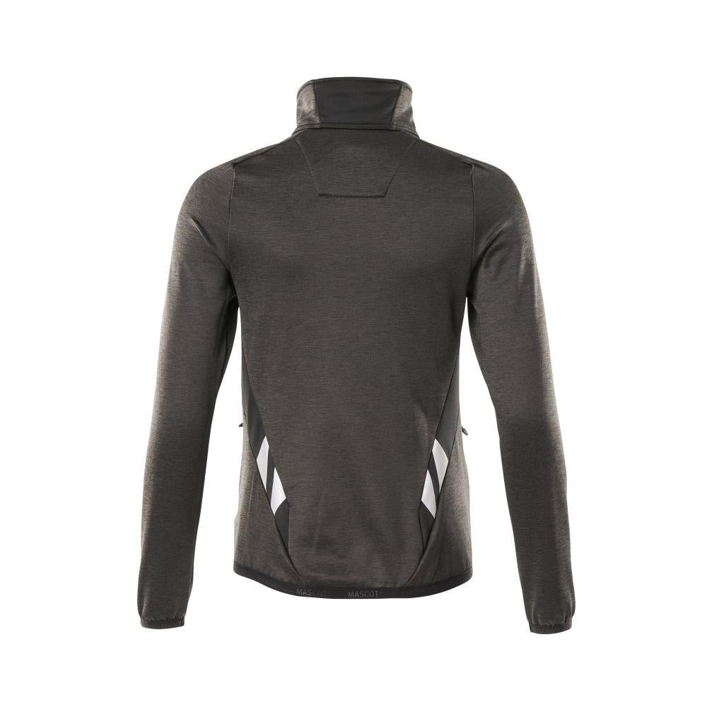 Fleece pullover with zip, women's microfleece jacket