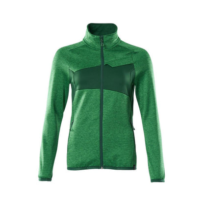 Fleece pullover with zip, women's microfleece jacket