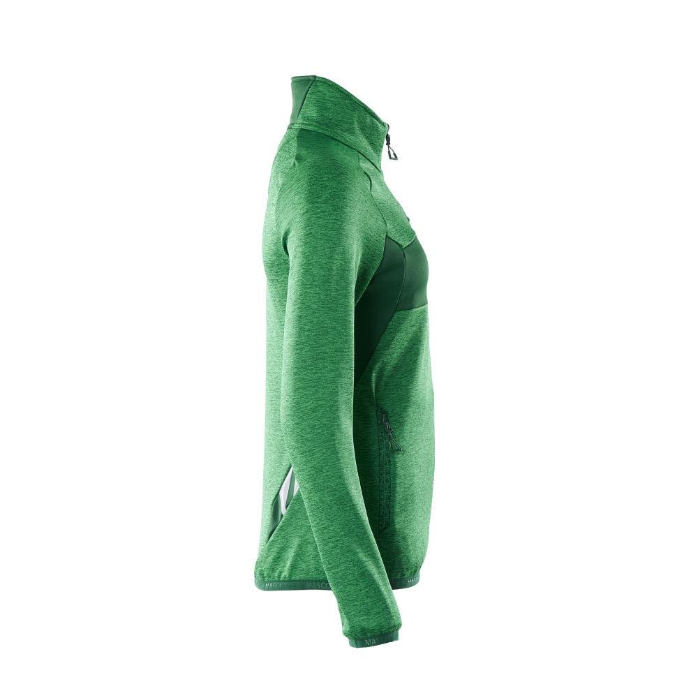 Fleece pullover with zip, women's microfleece jacket
