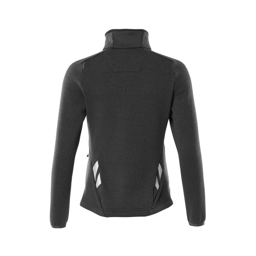 Jersey de punto con cremallera, cárdigan de mujer