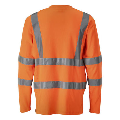 Camiseta, cuello en V, camiseta de manga larga.