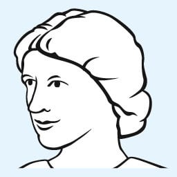 Foliodress Cap Comf Dino unst P100 | Pack (100 pieces)