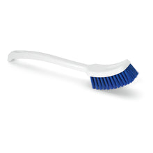 Die Nölle Profi Brush HACCP Stielbürste lang 40 cm mit harten 0,5 mm Borsten von Nölle Profi Brush Bürsten- & Pinseltechnik e.K. eignet sich ideal für die professionelle Reinigung und wird vor weißem Hintergrund präsentiert.