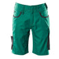 Shorts, light weight shorts, green/black